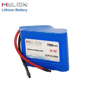 Mylion 11.1V 7500mAh 3S3P 18650 Lithium Ion <b>Battery</b> Pack 83.25Wh Rechargeable CE/FCC Certified for Devices - Product Image 2