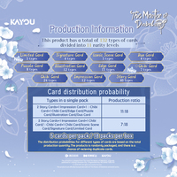 KAYOU Genuine the Master of Diabolism Untamed Cartes à collectionner Édition Drunken Dreams Série SEA 1