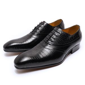 Zapatos Casuales de Cuero para Hombre 2026, Estilo Slip-On con Punta en Pico, Ligeros, Antideslizantes y Transpirables, para Bodas y Fiestas de Otoño - Product Image 3