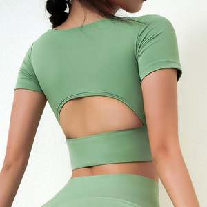 ओम की गंध को यू-गर्दन जिपर डिजाइन खेल ब्रा, जिम ब्रा चलाने वाली महिलाएं शीर्ष महिला - Product Image 6