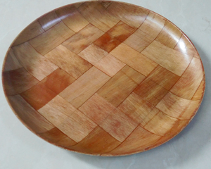 Juego de platos de madera de 13 "con cuencos novedosos, vajilla artesanal duradera y ecológica para restaurantes y hoteles, opción de logotipo personalizado - Product Image 6