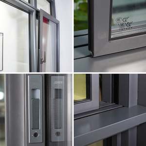 Fenêtres sur mesure Fenêtres en aluminium Fenêtres à triple vitrage Designs de fenêtres en aluminium Fenêtre coulissante vers le haut pour maisons Hôtel - Product Image 5