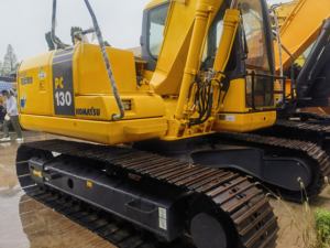 Excavatrice originale d'occasion de PC130-7 de KOMATSU excavatrice de KOMATSU d'occasion de 13 tonnes utilisée du Japon en bon état en stock - Product Image 3