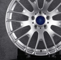 Nuevas Llantas de Aluminio Forjado 6061-T6 de 17-24 Pulgadas, Diseño Clásico Multirradio Plateado para Audi, Mercedes, Tesla, 20mm 25mm