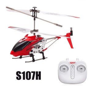 Helicóptero RC <span class=keywords><strong>SYMA</strong></span> S107H Original, Helicóptero Neumático de Aleación, Avión de Control Remoto con Luz LED para Niños, Regalo de Navidad - Product Image 1