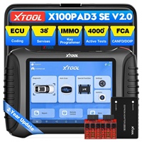 XTOOL X100 PAD3 SE Herramienta de diagnóstico todo en uno Lector de código Pin de llave de coche Máquina de programación de llave automática para todos los lectores de código de coches