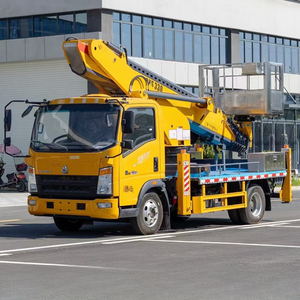 होवो काम मंच 4x2 डीजल इंजन 30 मीटर टेलीस्कोपिक बूम लिफ्ट वाहन रिमोट कंट्रोल ऑपरेशन - Product Image 3