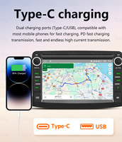 Autoradio Android 15 7 pouces BQCC pour Renault Dacia 2016-2018, lecteur multimédia CarPlay, 4G WIFI GPS RDS DSP 4+64G, navigation stéréo