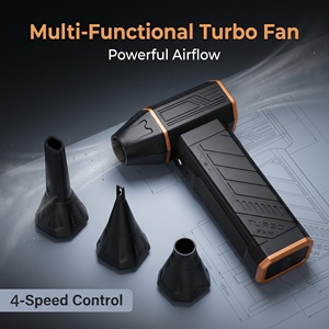 Nuevo Ventilador Turbo Portátil Mini de Mano para Soplar Polvo, Enfriar, Recoger Hojas o Eliminar <span class=keywords><strong>Pelo</strong></span> de Mascotas - Product Image 1