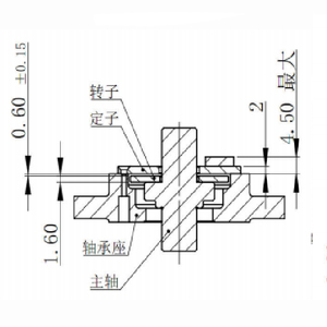 <span class=keywords><strong>Encoder</strong></span> Absolut Kapasitif 18-Bit Akurasi Tinggi 0.05 SSI 5V Ringan Kompak Sensor Posisi Sudut Motor Servo IP40 25kHz - Product Image 6
