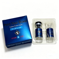 Boîte cadeau personnalisée en papier rigide pour flacons de 3 ml et 10 ml, usage de recherche uniquement, marque privée