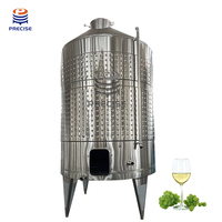 Fermenteur à vin de fruits en acier inoxydable 500L/1000L/2000L/5000L, réservoir de stockage de jus et de boissons de qualité alimentaire avec une longue durée de vie
