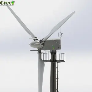 30kW horizontale éolienne maison résidentiel kit d'éolienne, 30000 watts flux radial générateur de vent