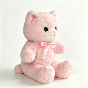 Customized <b>cat</b> <b>plush</b> toy kitten,stuffed animal pink <b>cat</b> <b>plush</b>, soft <b>cat</b> stuffed toy - Product Image 5