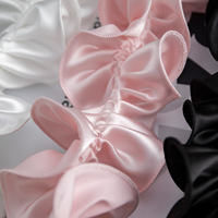Dentelle en satin épaisse de 10 cm de large, style pastoral, dentelle à volants pour la décoration artisanale DIY, la décoration de la maison et la décoration de vêtements