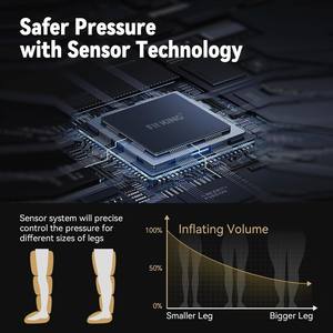 Masajeador de Piernas Profesional con Compresión de Aire, Sistema de Recuperación Secuencial con Control de Tiempo - Product Image 5