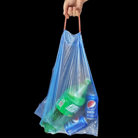 Sacs poubelles jetables en plastique personnalisés en gros pour usage médical, cuisine, automobile, avec cordon de serrage