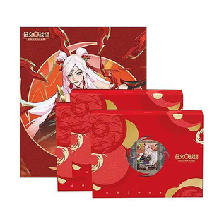 Boîte cadeau à thème du Nouvel An Riftbound 100% originale, boîte cadeau de cartes <span class=keywords><strong>LOL</strong></span>, carte rare Blade Dancer, cartes de jeu de société - Product Image 3