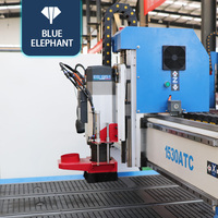 Meilleure machine de fraisage CNC ATC 1325 1530, machine de fraisage CNC 3D en bois, 4 axes, pour la sculpture sur bois, la découpe de portes, d'armoires de cuisine, de meubles