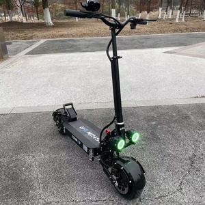 Trottinette électrique Geofought M7 puissante pour adultes, 11 pouces, 60V 30AH 40AH, 60-120 km d'autonomie, frein hydraulique, double moteur, pliable - Product Image 5