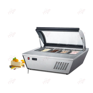 New Promotion Hot Style Ice Cream Display Showcase Refrigerator Freezer Ice Cream <strong>Fridge</strong> for Restaurant and Supermarket