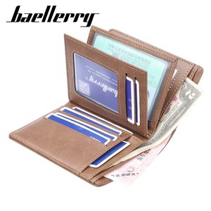 กระเป๋าสตางค์ผู้ชายแบบสามพับ Baellerry หนังวินเทจ ใส่บัตรได้หลายใบ เหมาะสำหรับใช้ในชีวิตประจำวัน - Product Image 2
