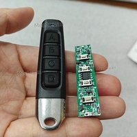Control Remoto Duplicador para Puerta de Garaje 433Mhz 4 Canales, Control de Acceso para Garaje, Abrepuertas, Alarma, Llave de Control Remoto Inalámbrica