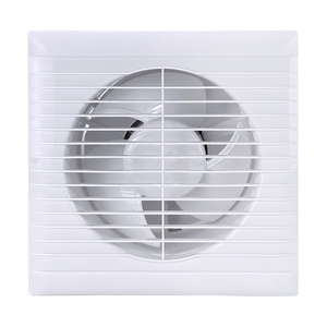Ventilador de escape de ventilación de derrames de humo de plástico para montaje en ventana del hogar Súper <span class=keywords><strong>silencioso</strong></span> de 100mm para inodoro de baño - Product Image 1