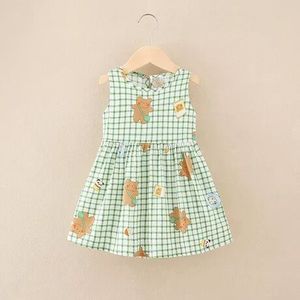 Robe florale décontractée pour bébé fille de 1 à 5 ans, style thaïlandais, pour l'été, robe ample à fleurs pour enfants, vêtements décontractés pour filles - Product Image 5