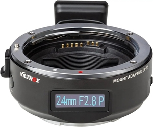 Viltrox EF-E5 Auto Focus Smart Lens Adapter Ring OLED Display Full Frame pour Canon EOS EF EF-S Lens to <span class=keywords><strong>Sony</strong></span> E Mount Camera <span class=keywords><strong>A7II</strong></span> - Product Image 5