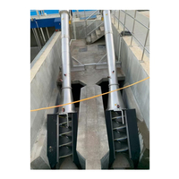 Filter layar sekrup Spiral halus Ss316 baja tahan karat tidak terkunci untuk perawatan air limbah industri