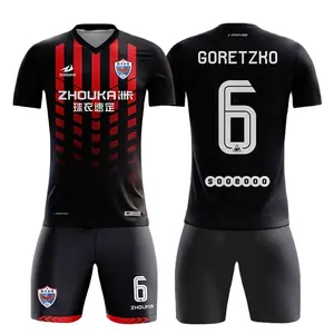 Melhor qualidade personalizado juventude sublimação futebol jerseys camisa de futebol, atacado barato personalizado crianças futebol design uniforme