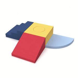 Jouets d'empilage éducatifs et sécurisés avec formes géométriques, blocs de jeu souples pour grimper et ramper en intérieur pour les tout-petits - Product Image 6