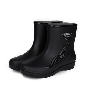 Nuevas <span class=keywords><strong>Botas</strong></span> <span class=keywords><strong>de</strong></span> <span class=keywords><strong>Lluvia</strong></span> Impermeables para Mujer Adulta, <span class=keywords><strong>de</strong></span> Caña Corta y Mediana, Cálidas y Antideslizantes para Lavado <span class=keywords><strong>de</strong></span> Autos, Cocina, Zapatos <span class=keywords><strong>de</strong></span> Goma para Agua, para Personas Mayores - Product Image 5