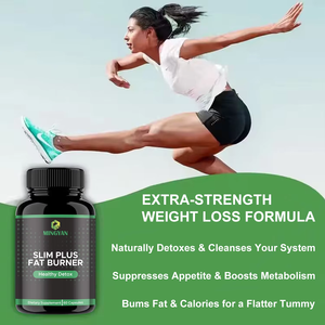 OEM/ODM Adult <b>Fat</b> <b>Burner</b> Capsules with Natural Green Tea & L-Carnitine Post-Workout Herbal Supplement Gluten-Free Vegan - Product Image 4