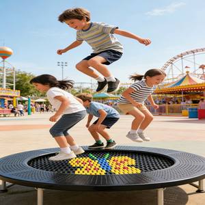 Atraksi Taman Trampolin Adrenalin Tinggi Seperti Lompat Bungee dan Airbag Raksasa untuk Zona Kesenangan Ekstrim - Product Image 1