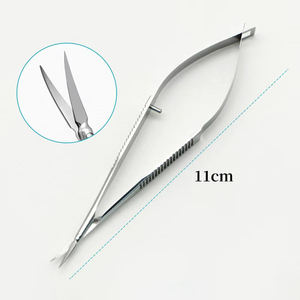 스테인레스 스틸 소형 빔 가위형 미세수술 안과용 기구, 고양이안수술용 미세 수술 기구 - Product Image 2