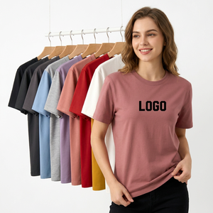 Custom Casual Cotton Athletic Gym Cropped Tee Regular Fit <b>White</b> <b>Tshirt</b> for Women Logo Embroidery Breathable Quick-Dry - Product Image 1