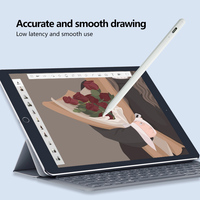 Pena Stylus Kapasitif Aktif Noblepen Factory, Plastik Logam, Daya Tarik Magnetik untuk iPad/iPhone/Pro/Mini/Air Android Touch, Hadiah