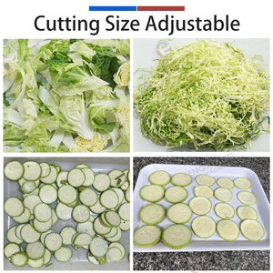 Máquina Cortadora de Verduras y Ensaladas Automática FTS-168 380V, Cortadora de Lechuga y Pepino, Controlador PLC - Product Image 2