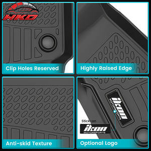 Fits For Ford Expedition 2021-2024 Max W/2nd Row Bucket 7 Seats TPE Floor <b>Mats</b> Liners 3D Molded Waterproof - Product Image 3