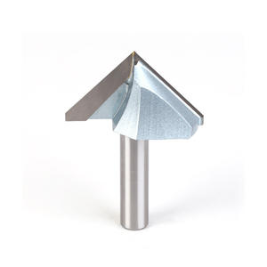 Fresa per Legno in Carburo da 1/2 Pollice 12mm con Gambo a 90 Gradi, Punta a V per Fresatrice, Utensili per Incisione e Intaglio - Product Image 3