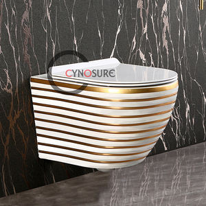 Ensemble WC et Bidet en Céramique Mural pour Projets Hôteliers, Sanitaires de Salle de Bain - Product Image 6