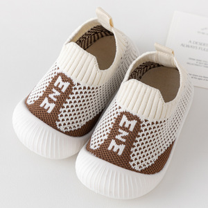 Letter Printed Toddler Floor <b>Shoes</b> <b>Soft</b> Anti Slip Sole Breathable Comfort Baby Pre Walker <b>Shoes</b> For Autumn Winter - Product Image 3