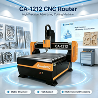 Machine de gravure CNC 1212 pour le travail du bois, graveur CNC de bureau pour la publicité et l'artisanat, certifiée CE