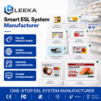 LEEKA Fabricante de ESL, Etiqueta Electrónica Digital Animada a Todo Color de 2.13'', 2.66'' y 2.9 Pulgadas para Exhibición en Estantes de Supermercados
