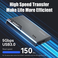 EAGET G68-1 Hard Disk Eksternal Portabel 2.5 Inch 250GB 320GB 500GB 1TB USB 3.0 Kecepatan Tinggi SATA3.0