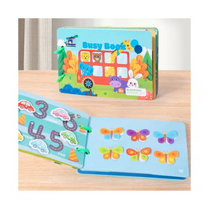 Nuevo libro de pasta de lágrimas de mano silenciosa para bebés, pegatina mágica de Educación Temprana, iluminación de jardín de infantes, juguetes educativos para niños - Product Image 1