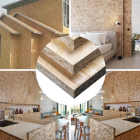 Directo de fábrica, venta al por mayor, tablero OSB ecológico, tablero de hebras orientado para la fabricación de muebles