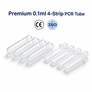 Tubo de <span class=keywords><strong>PCR</strong></span> de Polipropileno Natural de Pared Delgada, Estéril, de 0.1 ml, 4 Piezas por Paquete, para Amplificación de ADN en Laboratorio, <span class=keywords><strong>PCR</strong></span> en Tiempo Real - Product Image 1